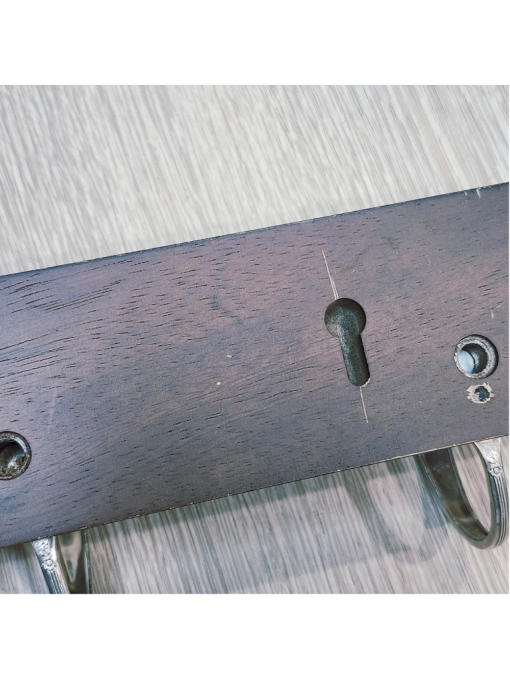 Rustic Spoon hanger shelf Handmade home decor - Picture 4 of 4